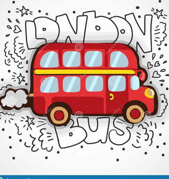 Английский автобус рисунок