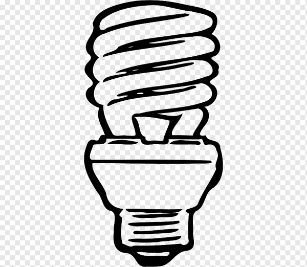 Нарисовать энергосберегающую лампочку