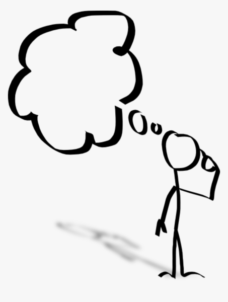 Человечек думает