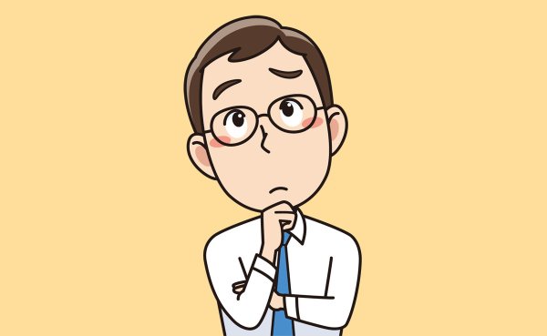 Человек задумался мультяшный