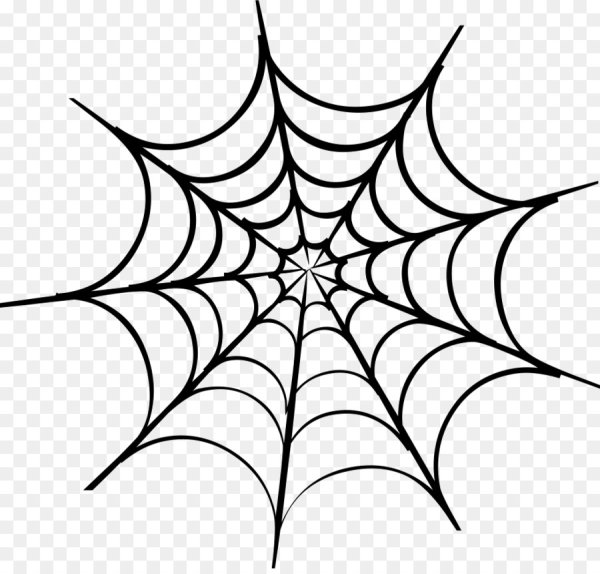 Паутина черно белая