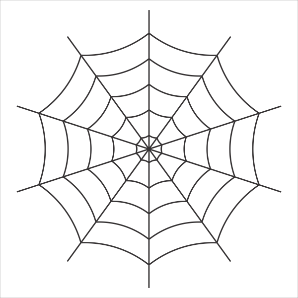 Паутина рисунок карандашом
