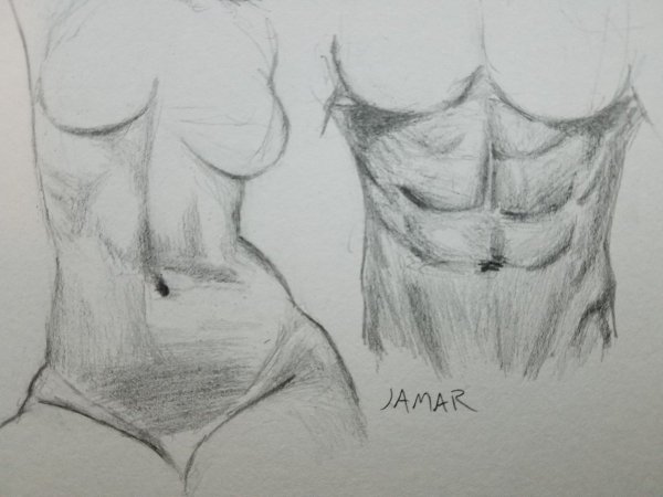 Венера Милосская рисунок карандашом