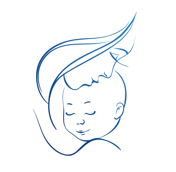 Образ матери и ребенка черно белый