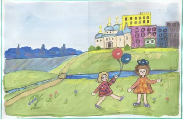 Рисунок любимого города