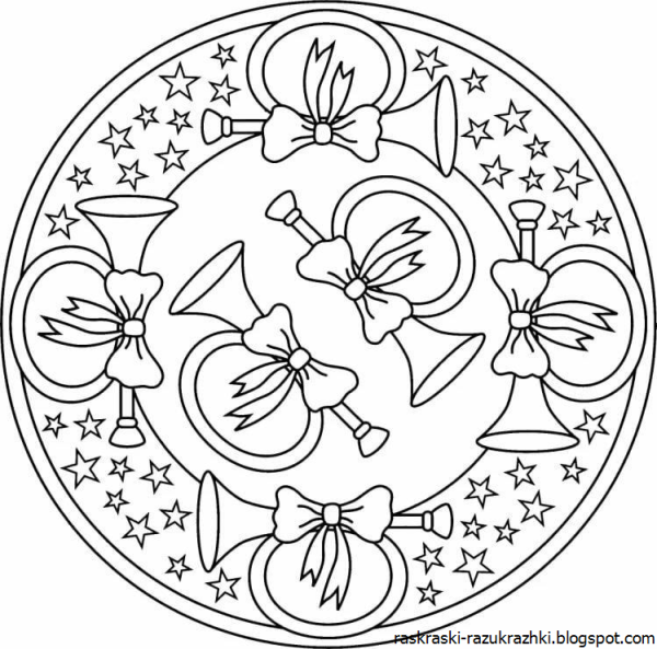 Тарелка раскраска