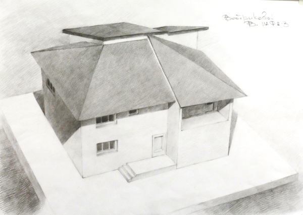 Архитектурный объект рисунок