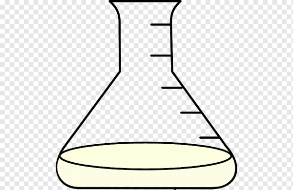 Трафарет колба химическая