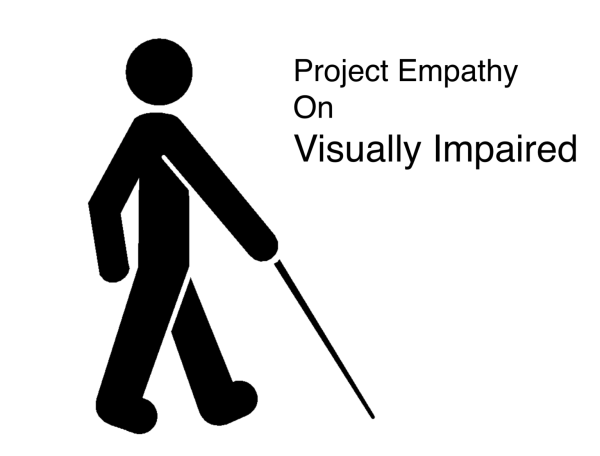 Человек с белой тростью