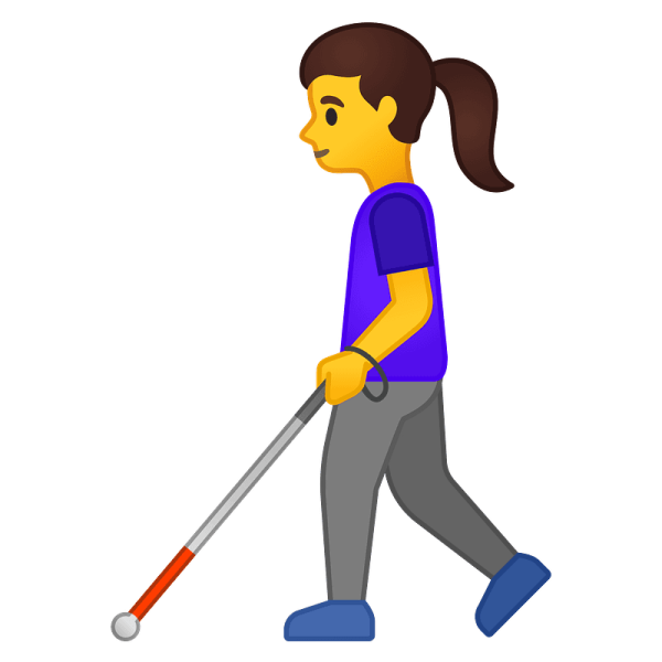 Смайлик с тросточкой