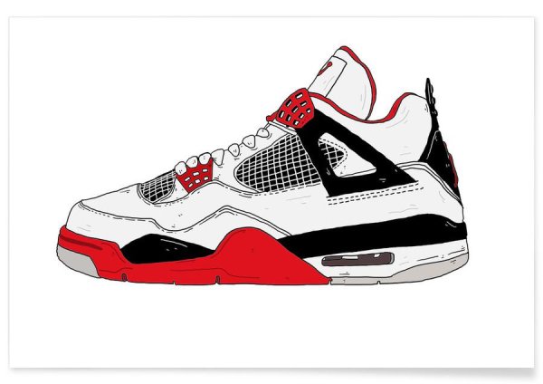 Nike Air Jordan 4 арт