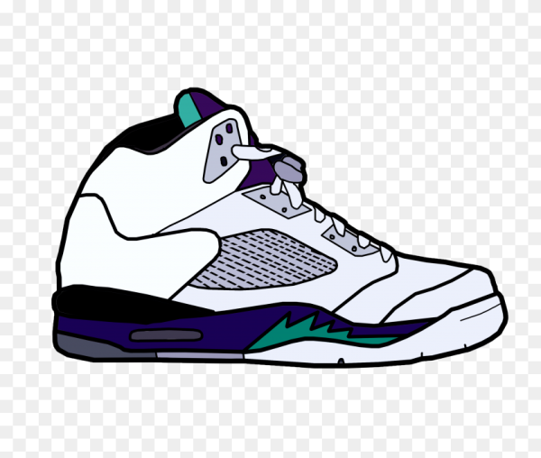 Кроссовки найк Джордан вектор