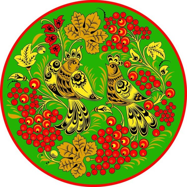 Хохломская роспись промысел