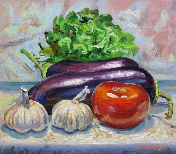 Поэтапное рисование натюрморта для детей