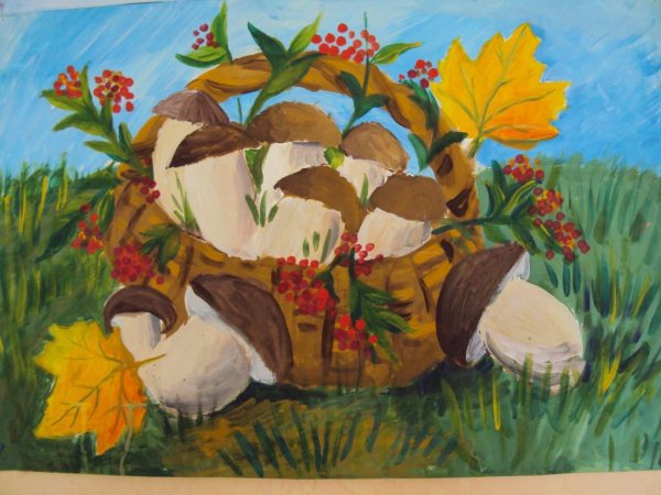 Рисование дары осени