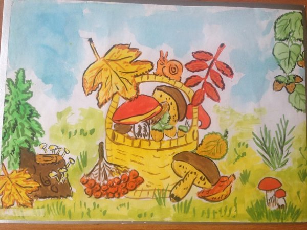 Рисование дары осени