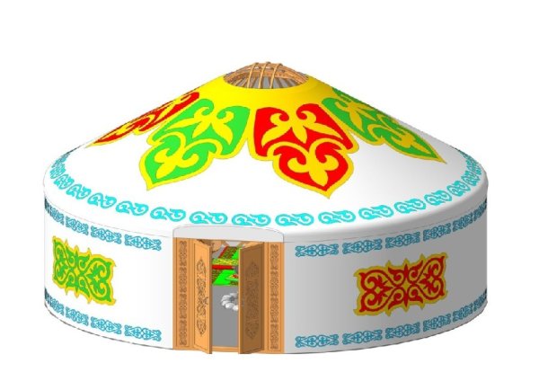 Юрта рисунок для детей