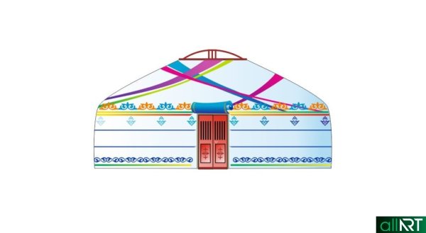Юрта вектор