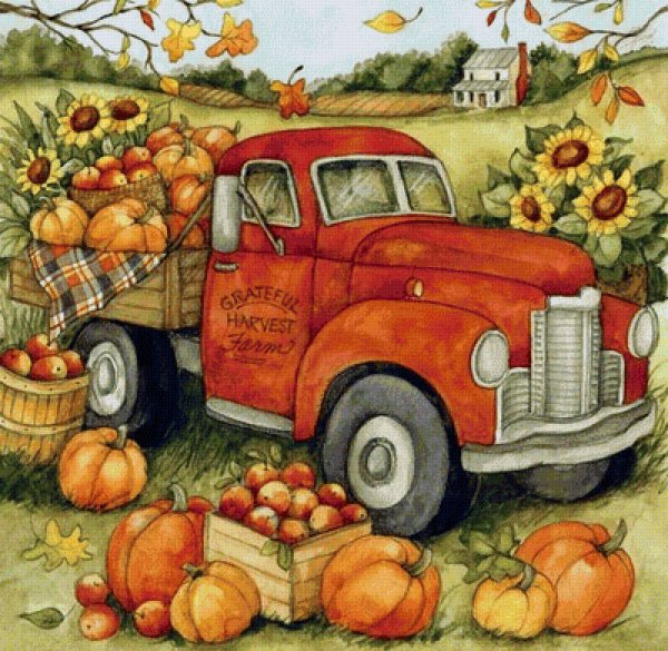 Susan Winget дары осени грузовик