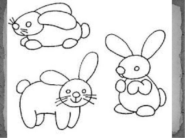 Рисование зайца в старшей группе