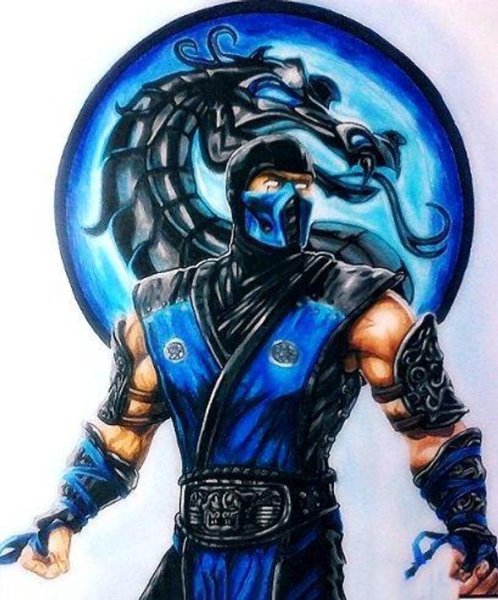 Тату саб Зиро и Скорпион