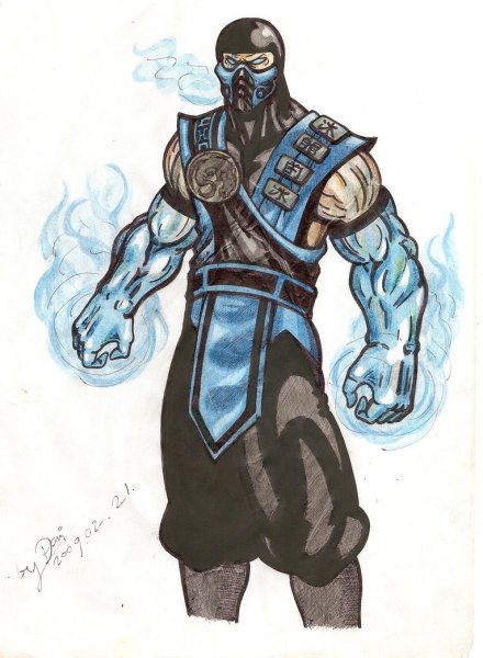 Раскраски мортал комбат Ермак