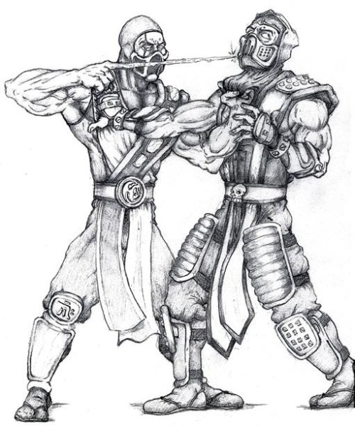 Саб Зиро раскраска