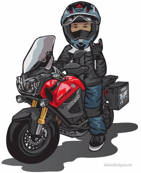 Байкеры мультяшные