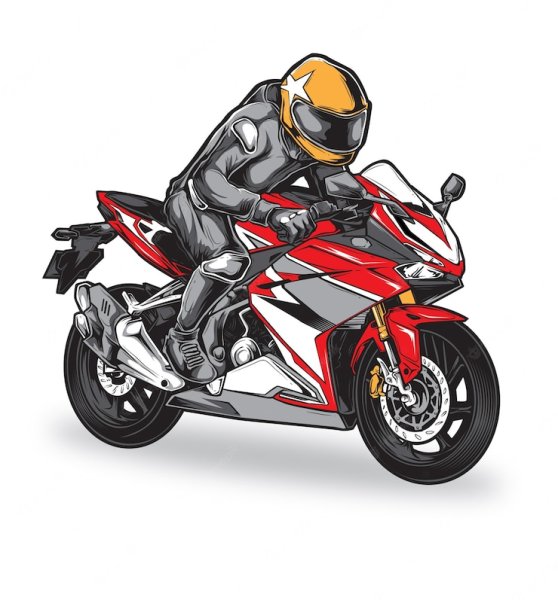 Нарисовать мотоцикл