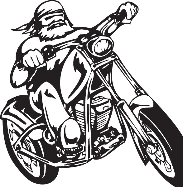 Мотоцикл Харлей вектор