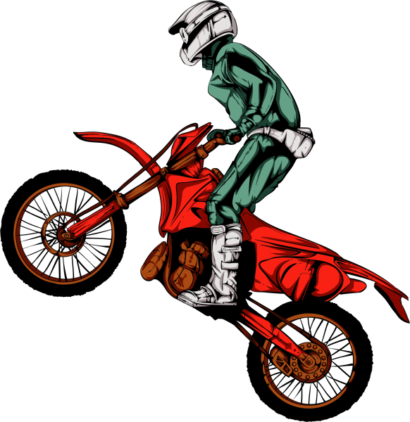 Мотоцикл мультяшный