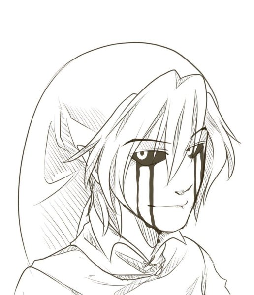 Раскраска крипипаста Джефф убийца