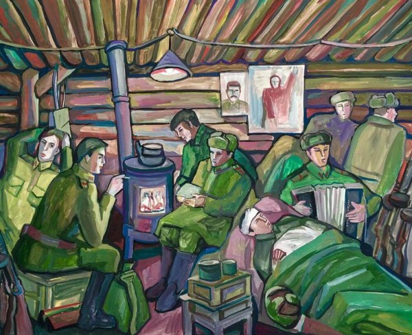 Рисунок на военную тему легкий