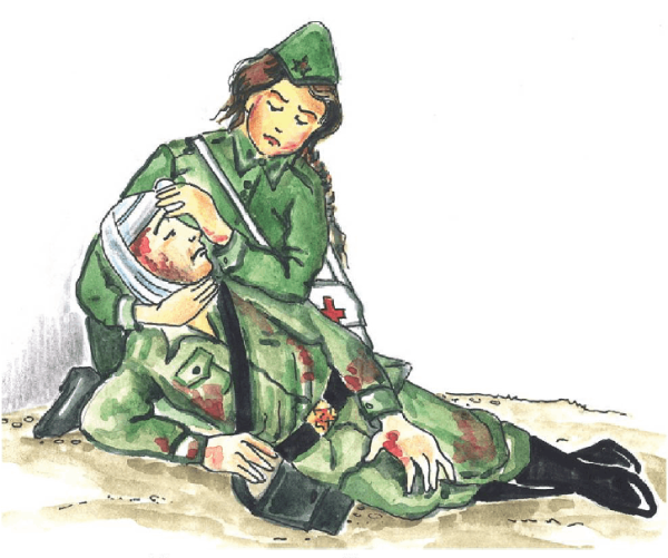 Рисунок на военно патриотическую тему