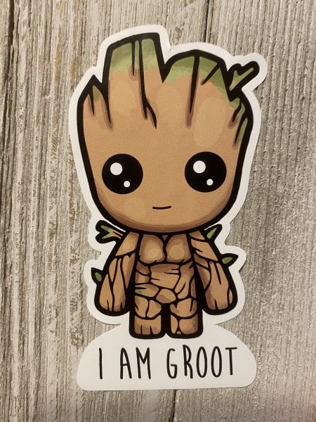 Наклейка Грут из Стражи Галактики