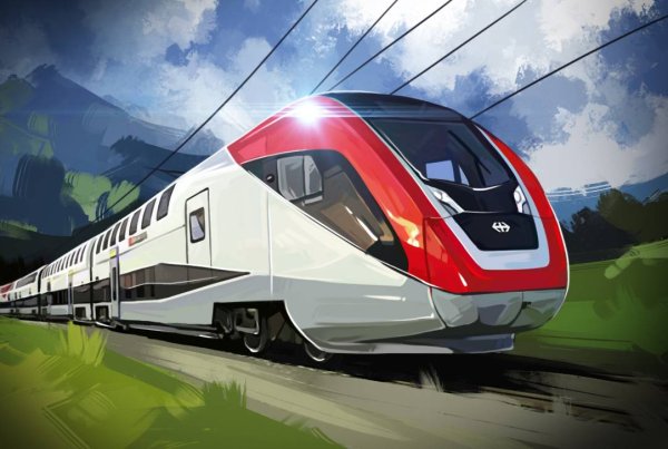 Скоростной поезд для детей