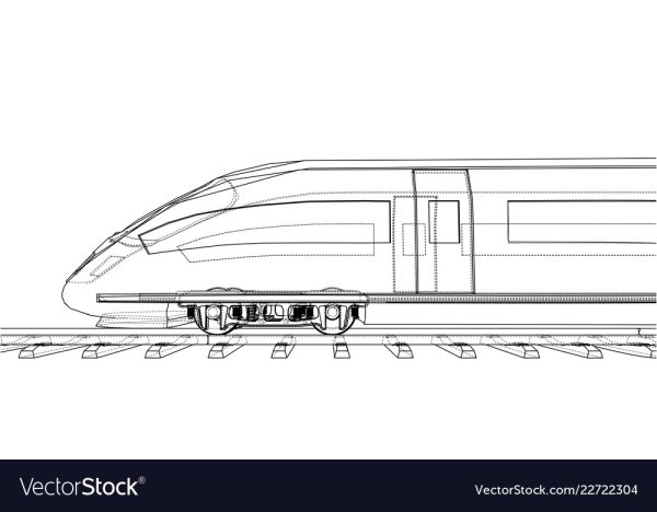 Раскраска электропоезд Сапсан