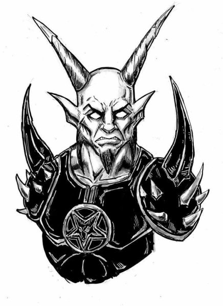 Бехемирон демон тату