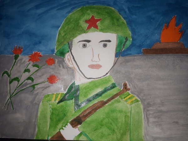 Лёгкий рисунок на тему день героев