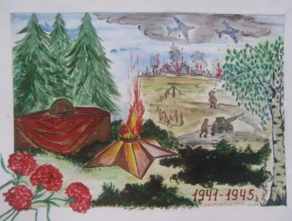 Рисунок на тему день героев Отечества