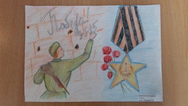 Рисунок на военную тематику