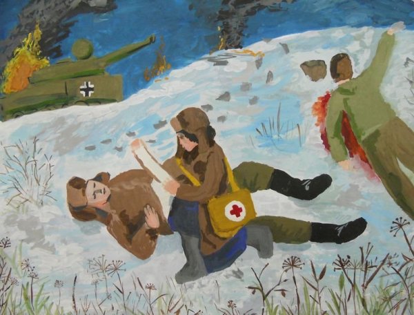 Рисунок на тему 23 февраля