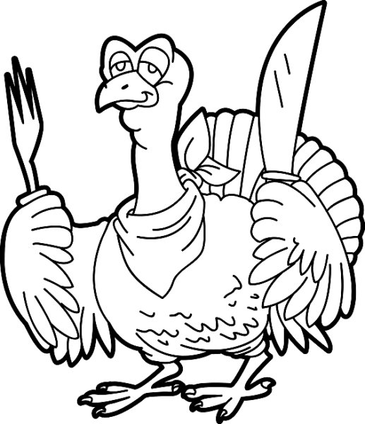 Индюк черно белый