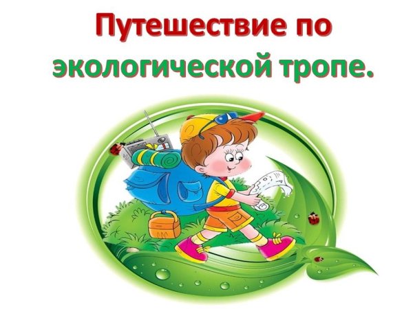 Путешествие по экологической тропинке