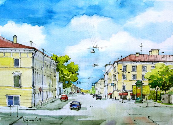 Город рисунок