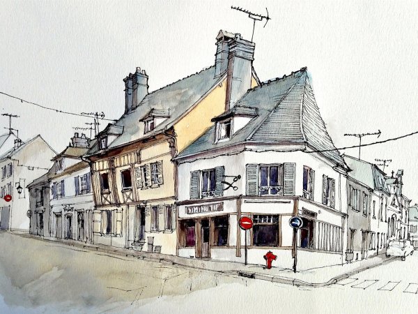 Город рисунок