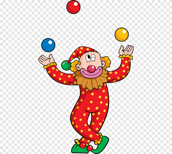 Клоун с шариками