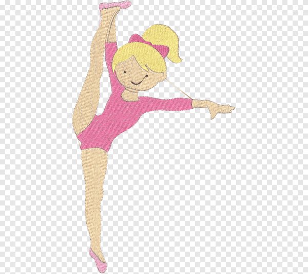 Гимнастка рисунок