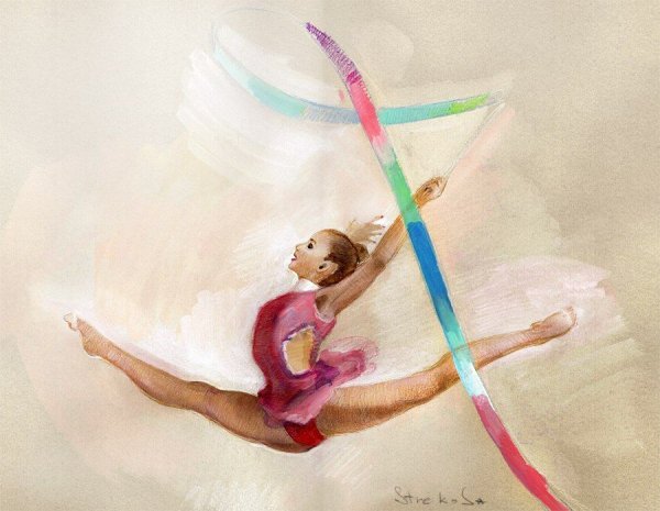 Художественная гимнастика рисунки