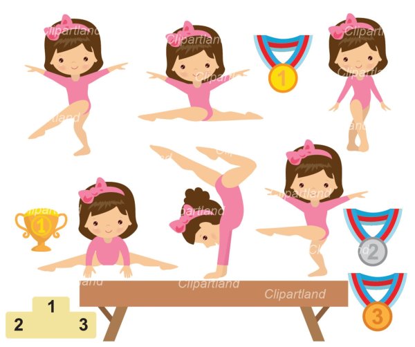 Пряник гимнастка девочка